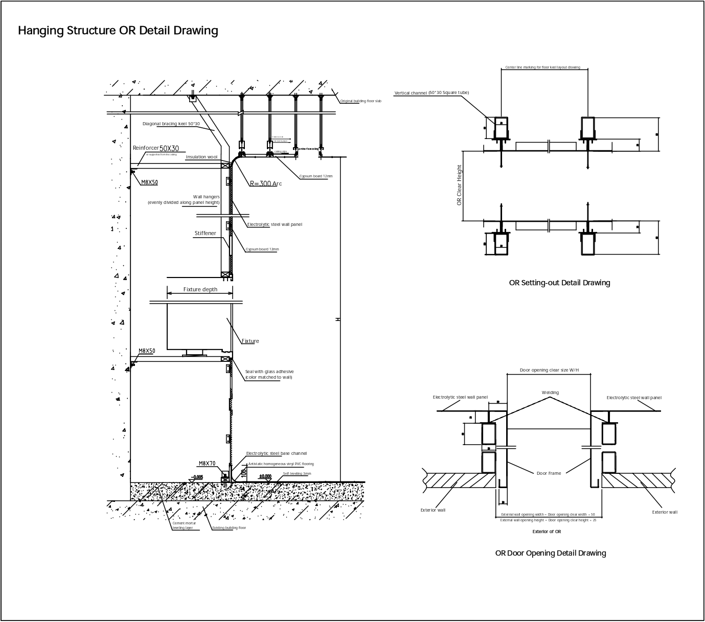 Hanging Structure OR Detail Drawing