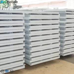 Machine-Made Cleanroom Panel with Rock Wool and Aluminum Profiles for Medical Facilities